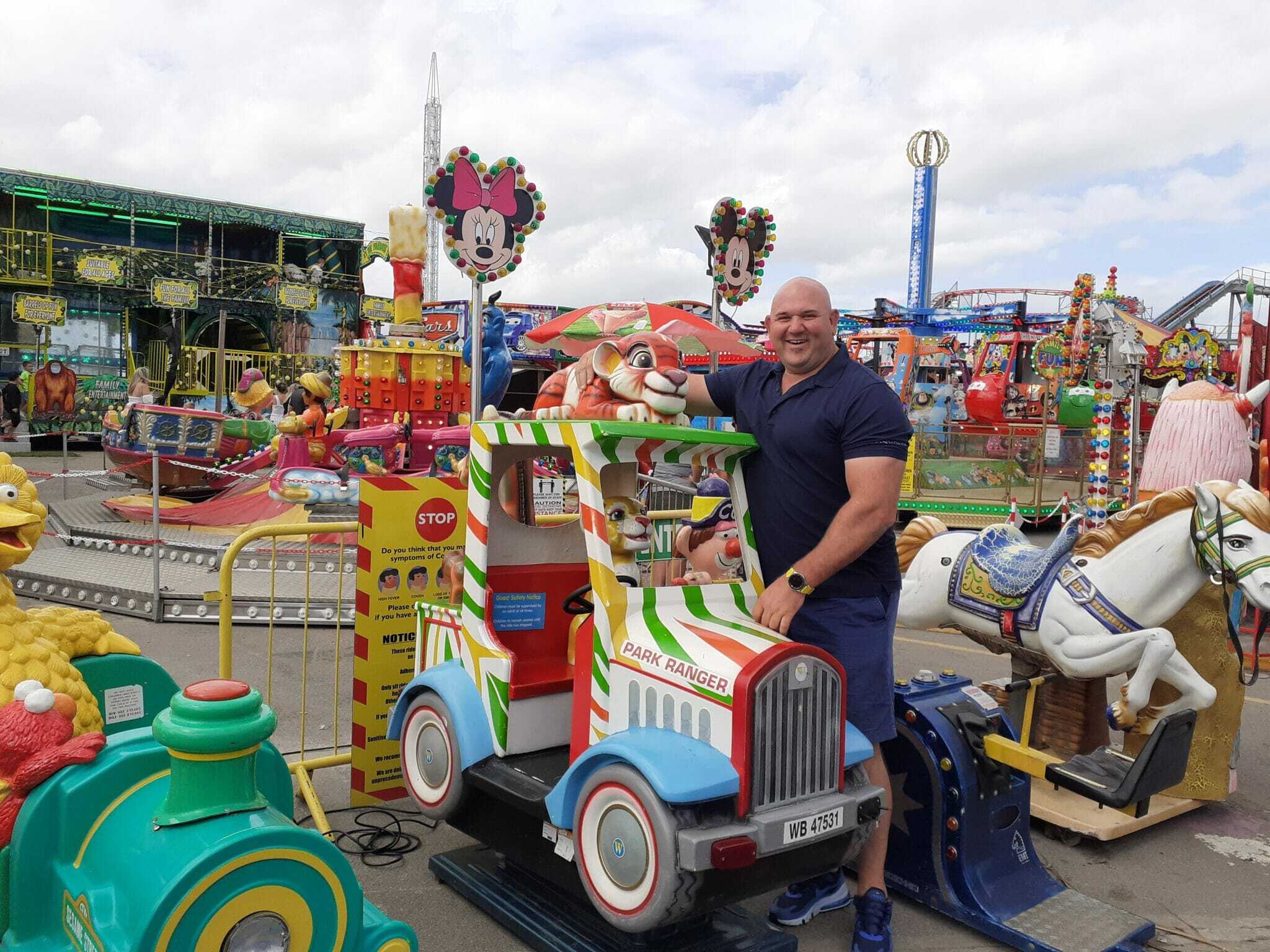 Craig Quinnell at Barry Island Pleasure Park