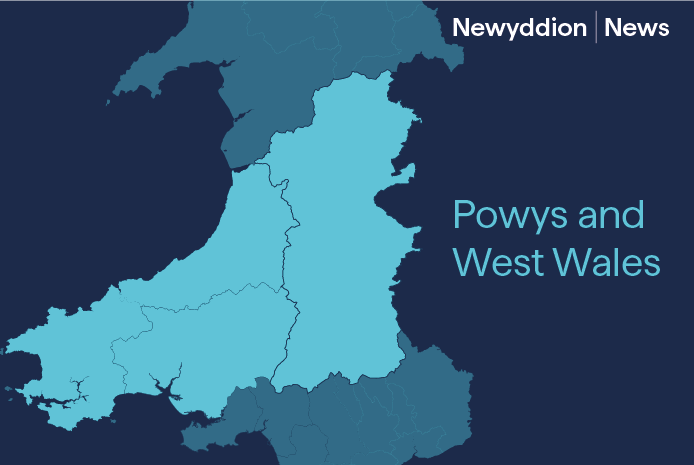 Powys and West graphic