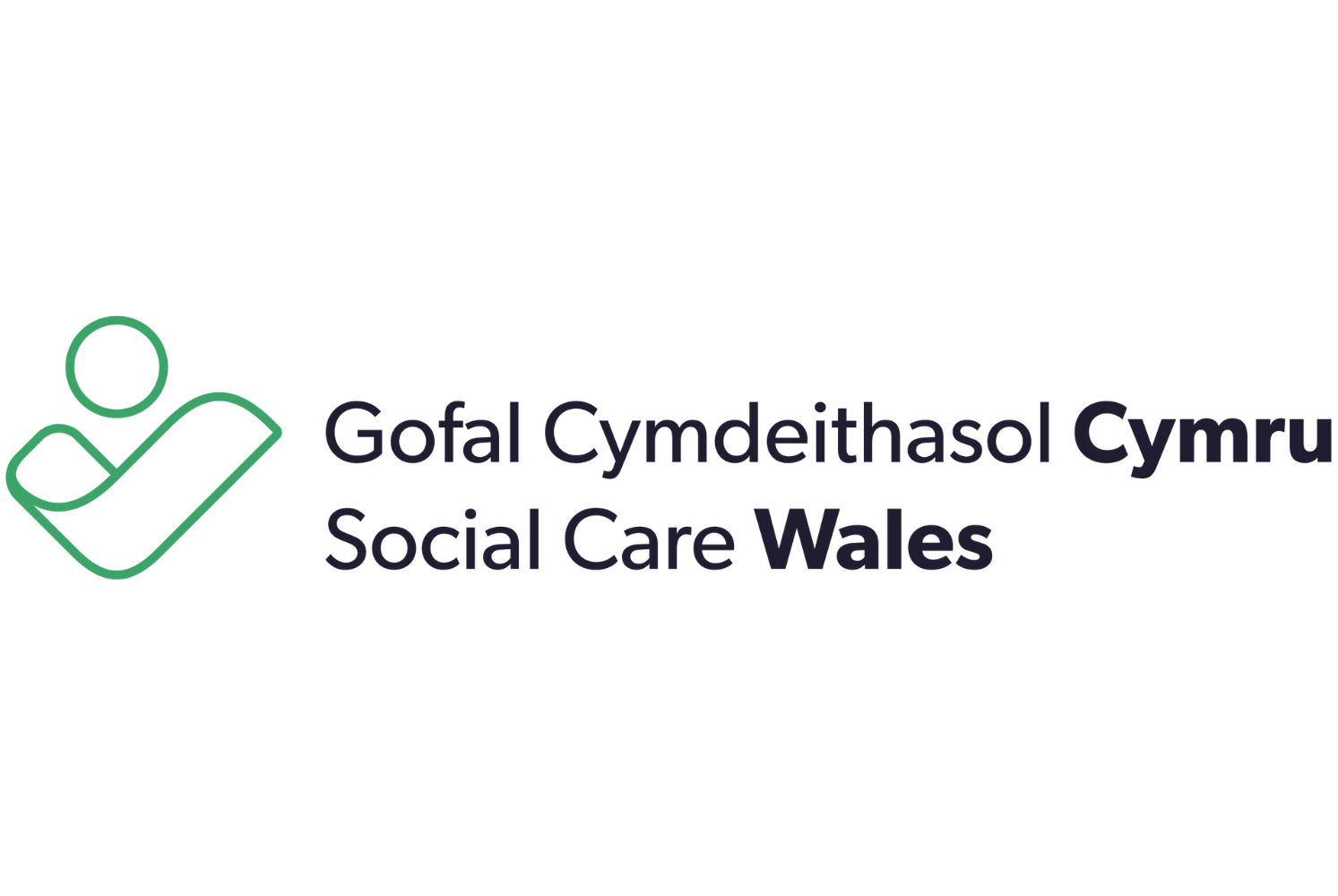 Social Care Wales Logo in colour